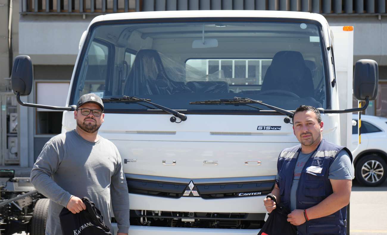 Nuevo FUSO Canter 615 4x4 se suma a la operación Minera La Patagua