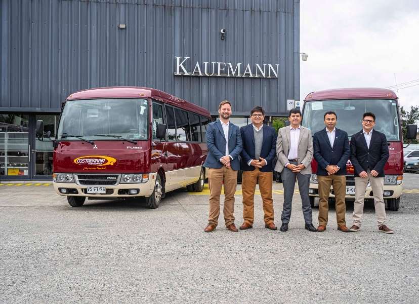 Costa Barría refuerza su operación en Chiloé con seis FUSO Rosa 