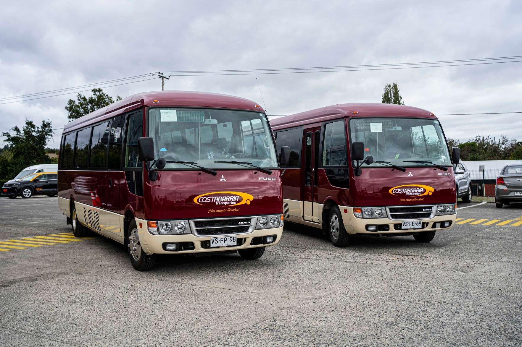 Costa Barría refuerza su operación en Chiloé con seis FUSO Rosa 