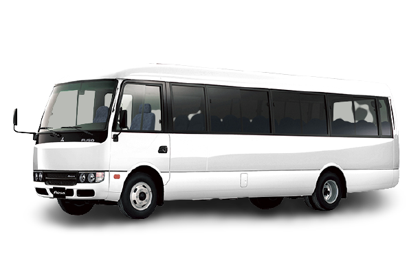 Bus Rosa Fuso, color blanco